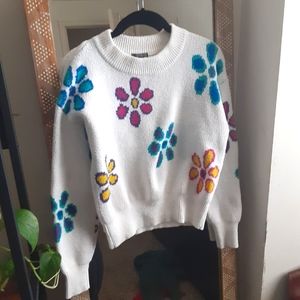 Wild Fable flower sweater